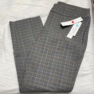 Stretch trousers that I purchased on Stitch Fix - Tribal grey plaid